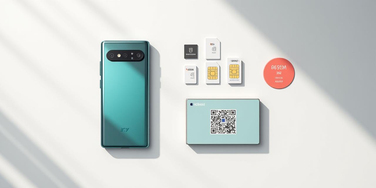 مجموعة متنوعة من شرائح الاتصال والهواتف الذكية الحديثة